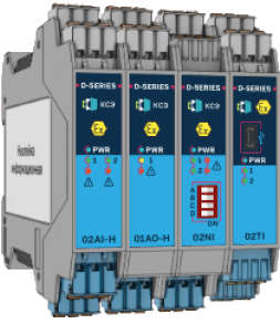 Изолирующие барьеры искрозащиты для установки на din-рейку D-серии